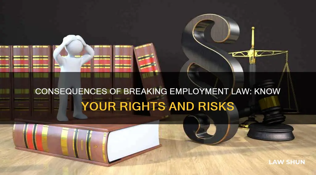 what happens if you break the employment law