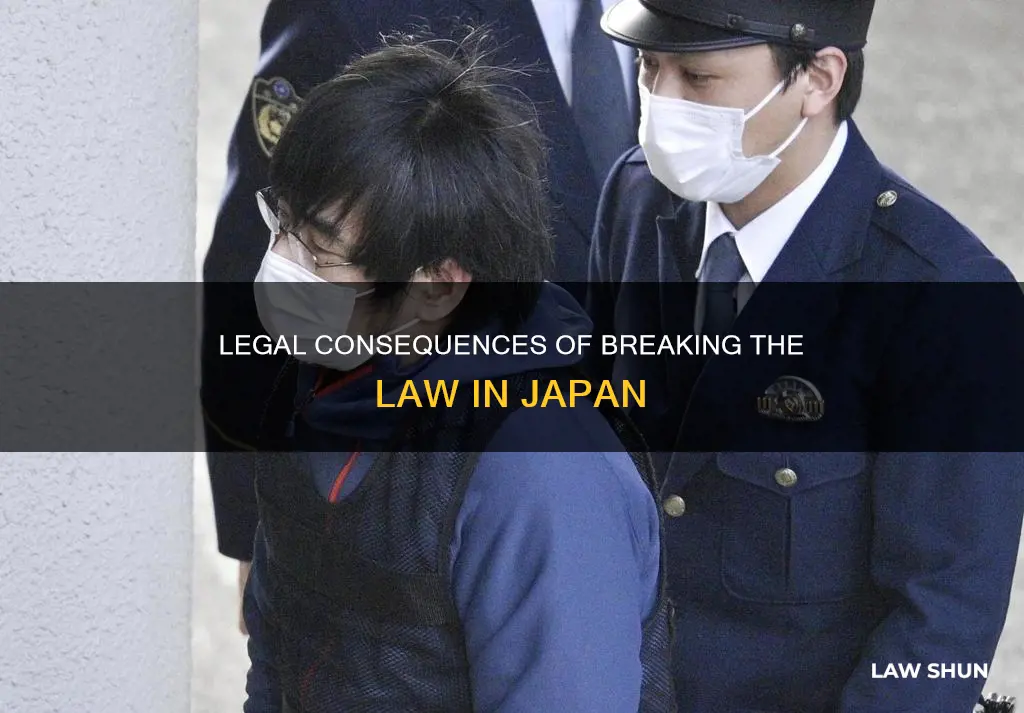 what happens if you break the law in japan