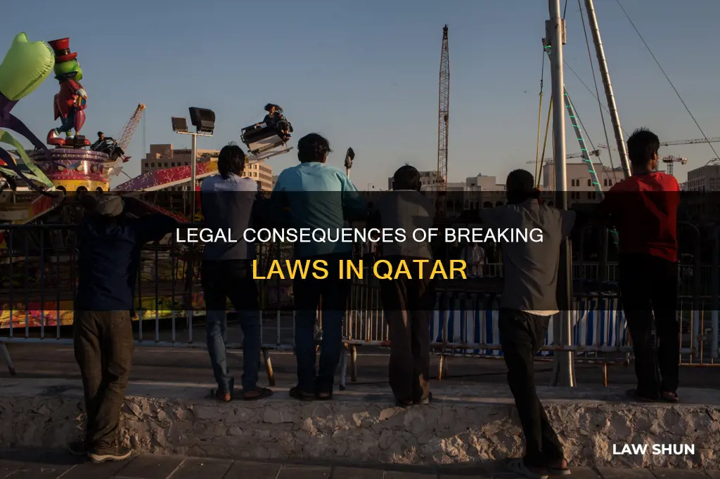 what happens if you break the law in qatar