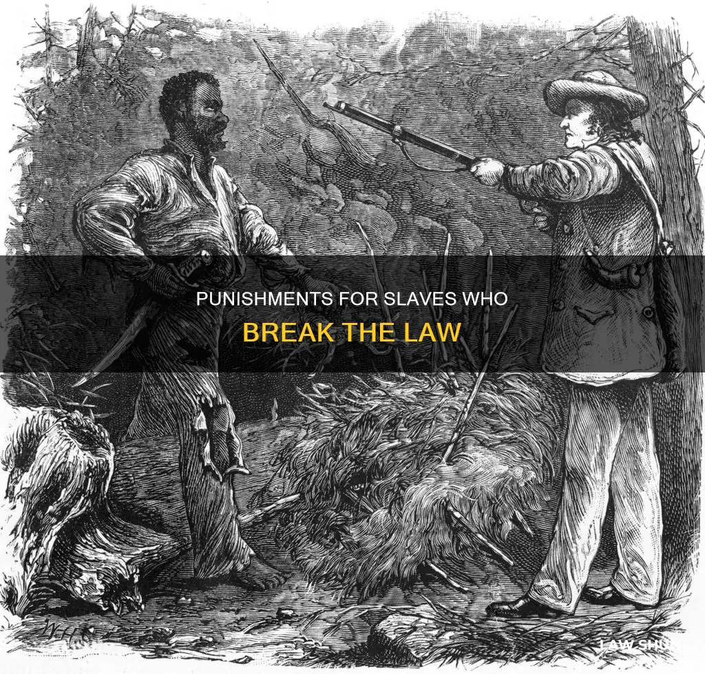 what happens to a slave that breaks the law