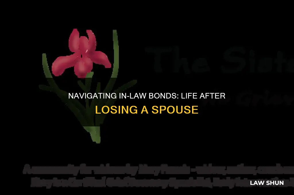 what happens to in-law relationships after death of spouse