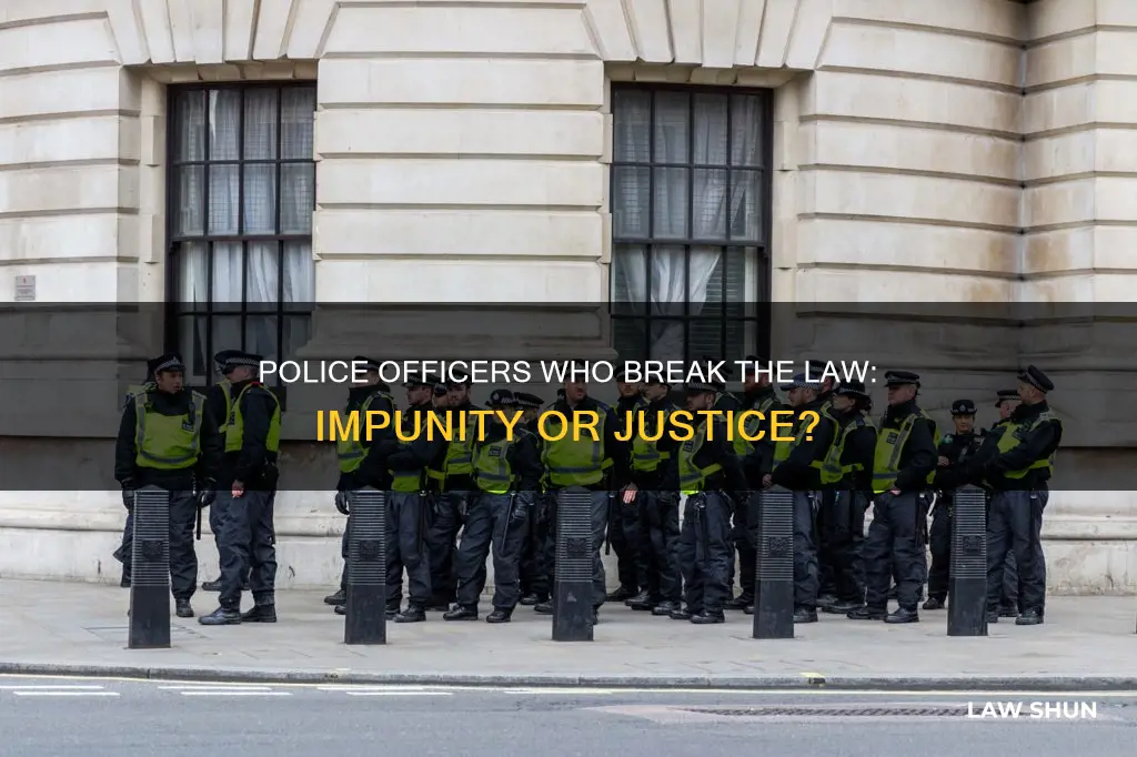 what happens to police officers who break the law uk