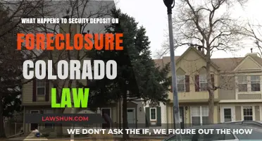 Colorado Foreclosure: Understanding Security Deposit Laws and Your Rights