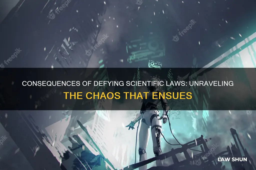 what happens when a scientific law is broken