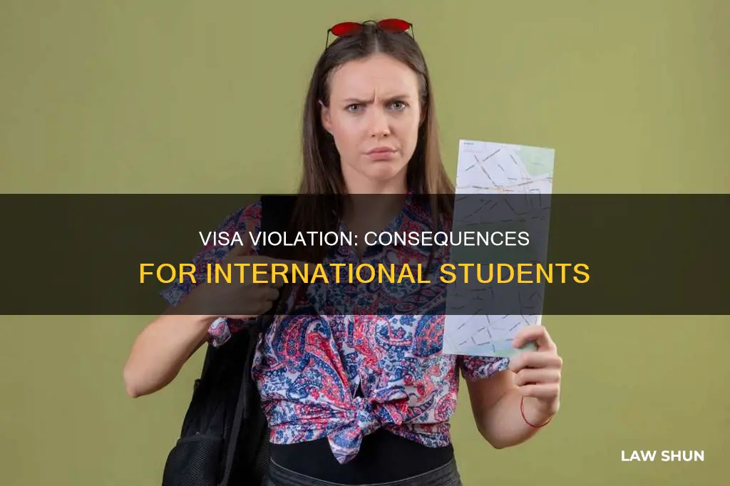 what happens when a student breaks their visa lawas