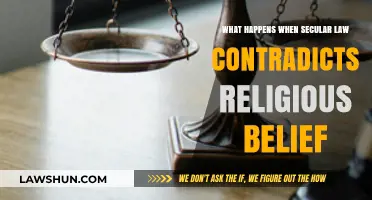 Secular Law vs. Religious Belief: Navigating the Conflict and Consequences