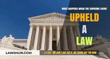 Supreme Court Upholds Law: Impact, Implications, and Legal Consequences