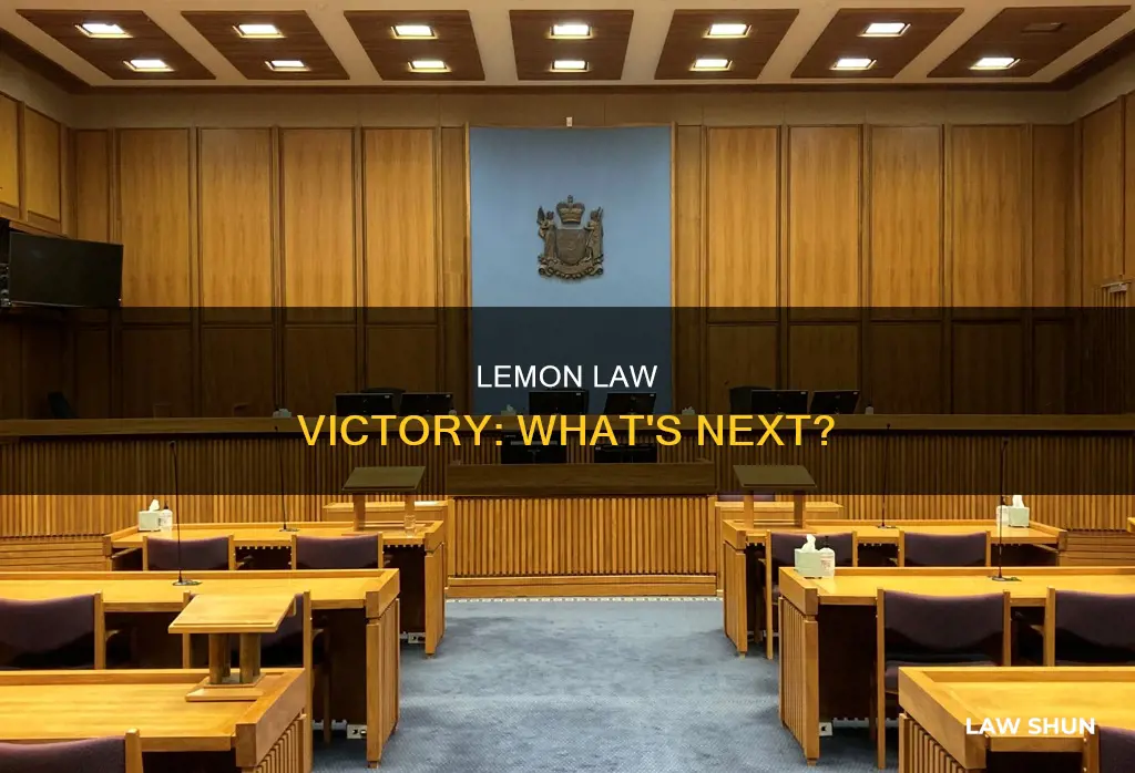 what happens when you win a lemon law case
