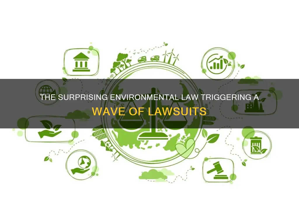 what has led to more lawsuits than any environmental law