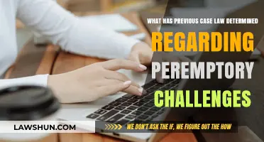 Case Law on Peremptory Challenges: What's the Verdict?