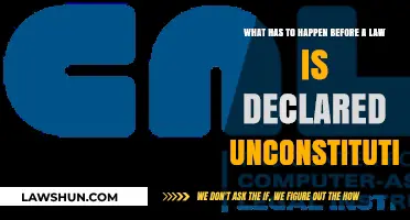 Steps Required Before a Law is Declared Unconstitutional: A Legal Journey
