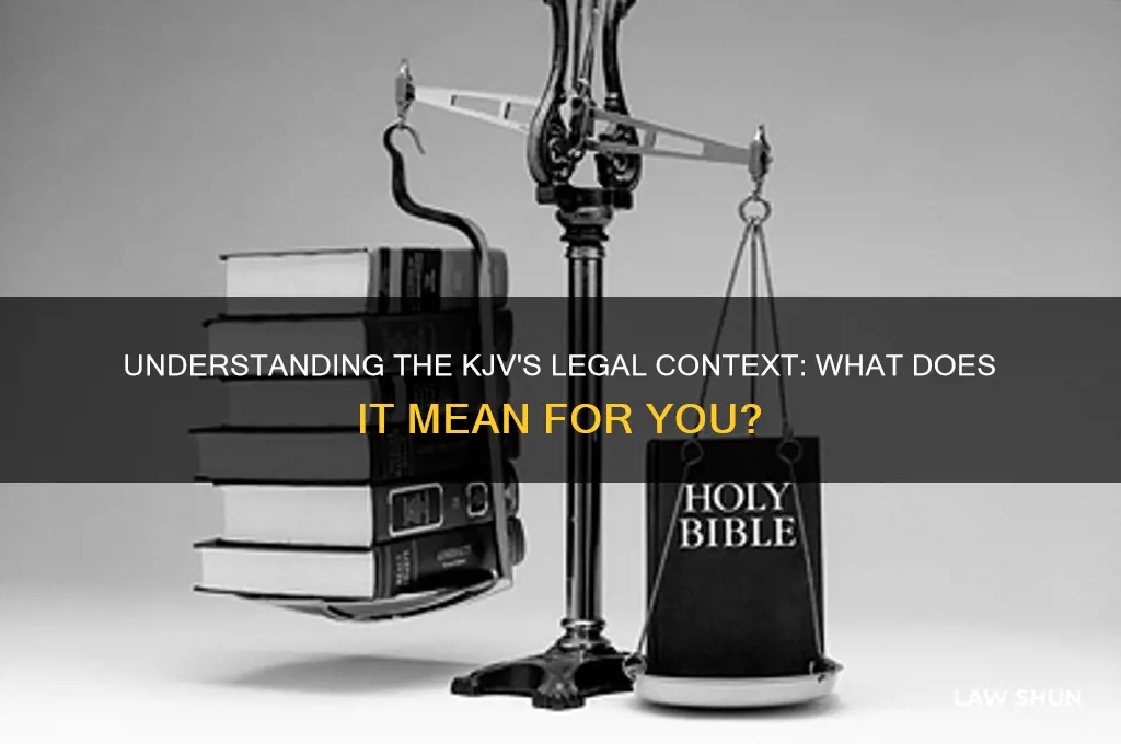 what have they to do with with my law kjv