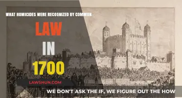 Common Law Homicides in 1700: What Were They?