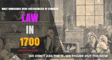 Common Law Homicides in 1700: What Were They?