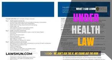 Health Law: Learning Your Rights and Responsibilities