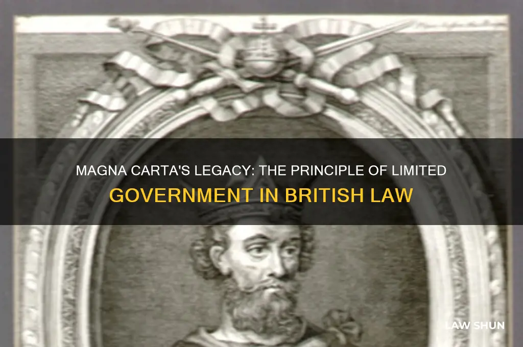 what idea did the magna carta enshrine in british law