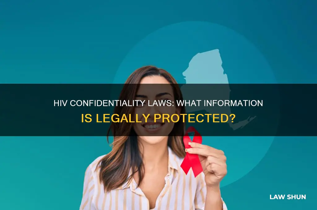 what information regarding hiv is considered confidential by law
