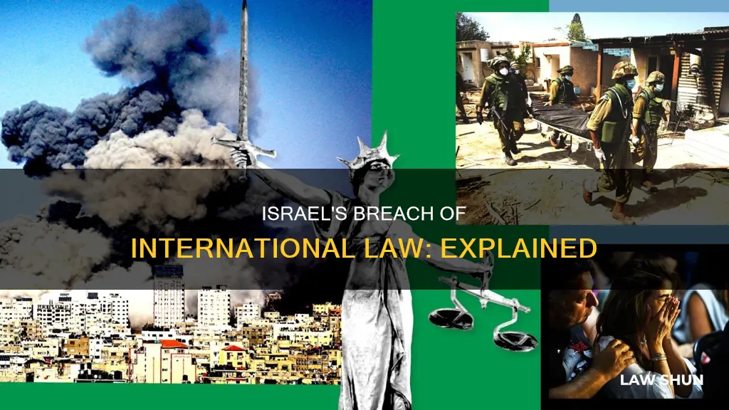 what international law is israel breaking