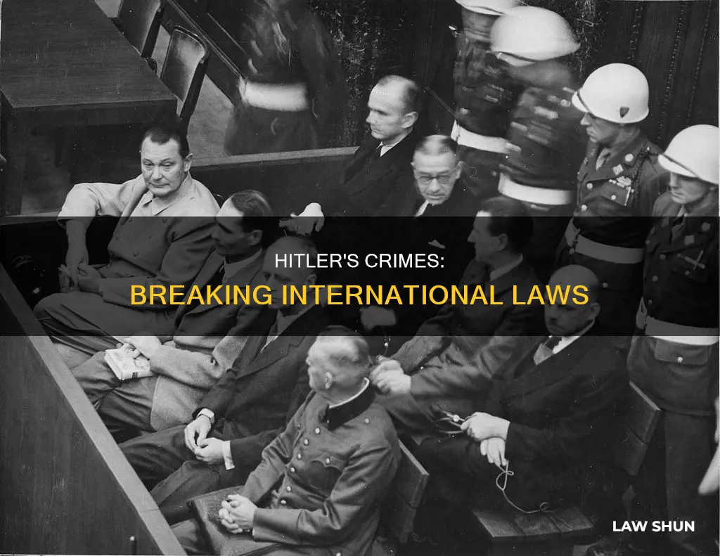 what international laws did hitler break