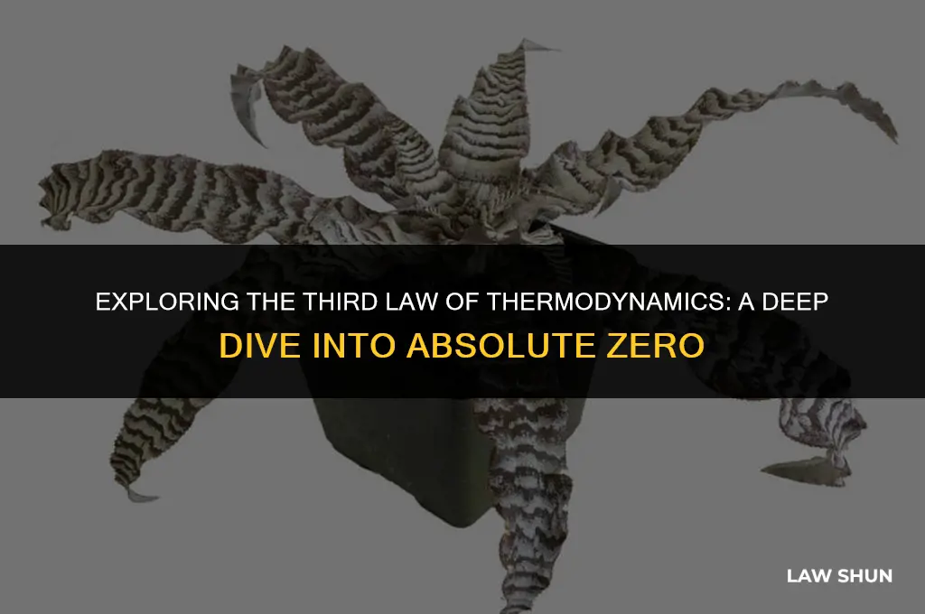 what is 3rd law of thermodynamics