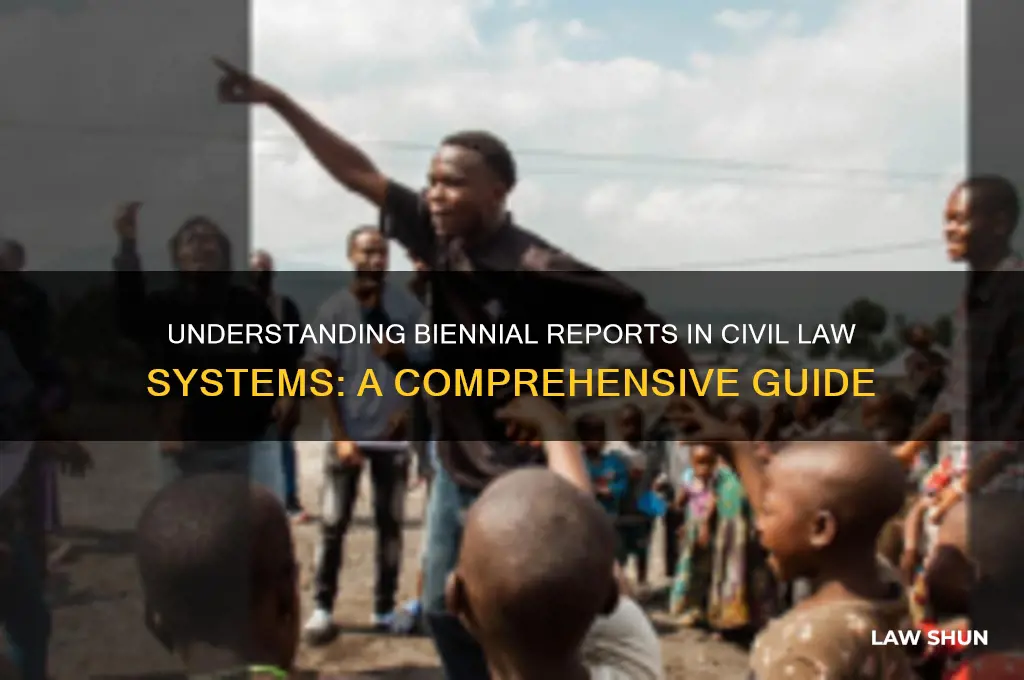 what is a biennial report from the civil law system
