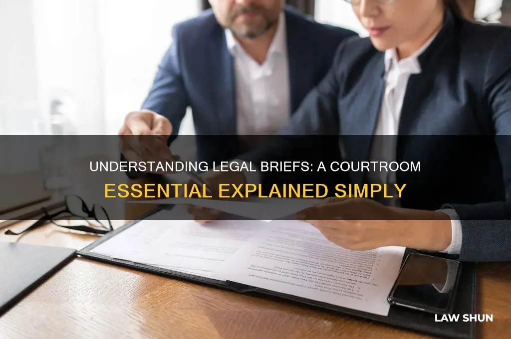 what is a brief in the court of law