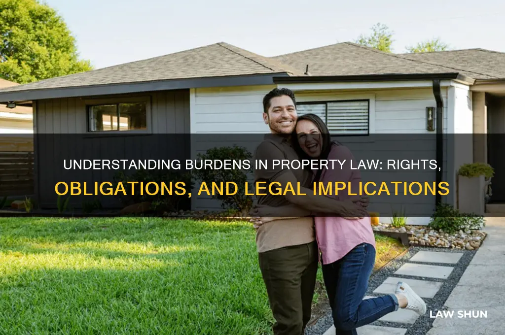what is a burden in property law