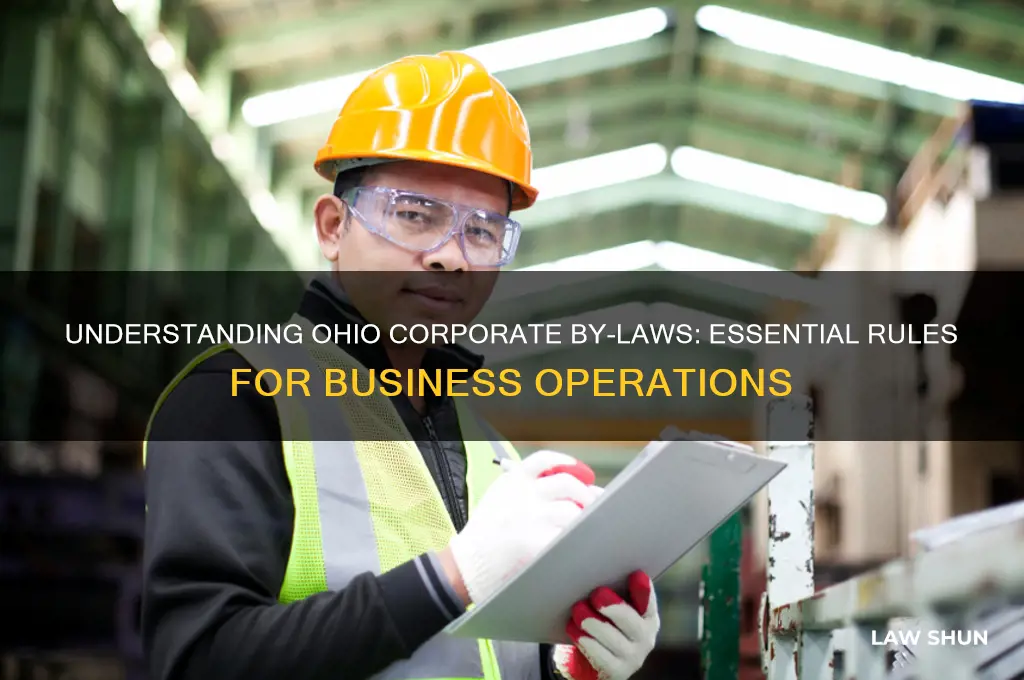 what is a by-law in ohio for corporations