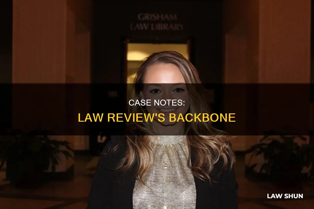 what is a case note for law review