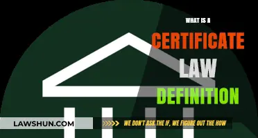 Understanding Certificate Law: Definition, Purpose, and Legal Implications Explained