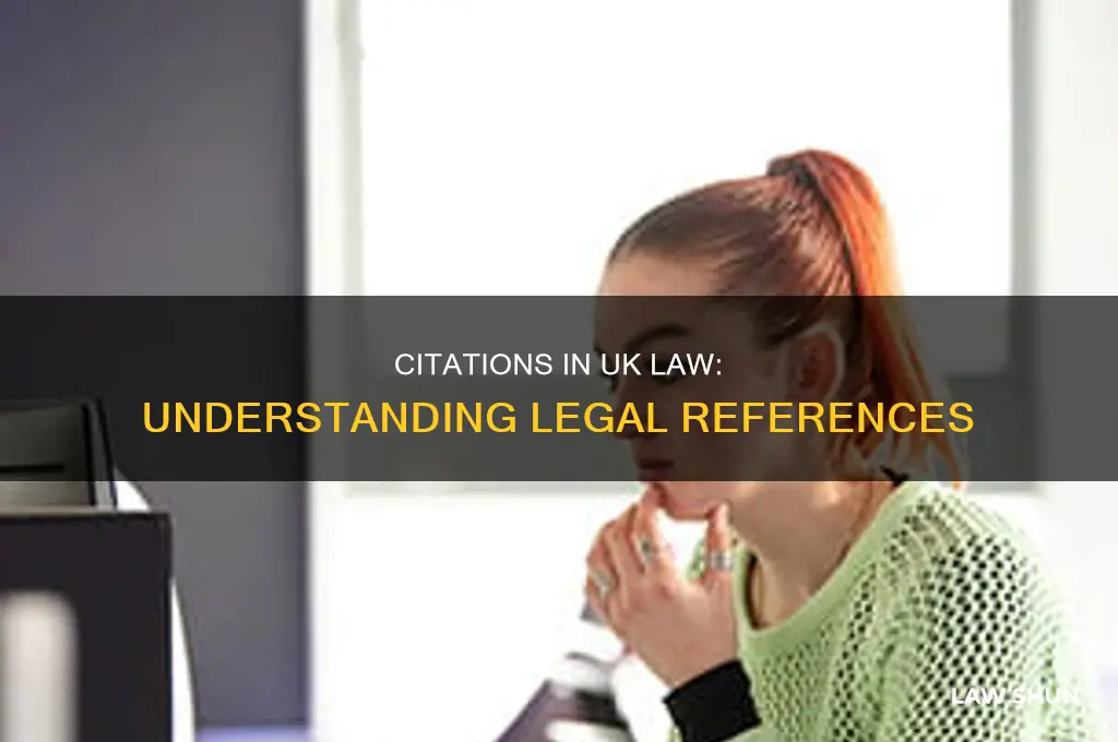 what is a citation in law uk