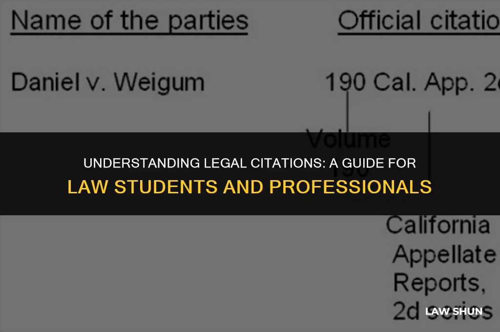 what is a citation in law