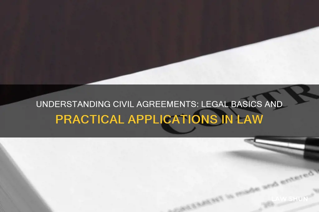 what is a civil agrement in law