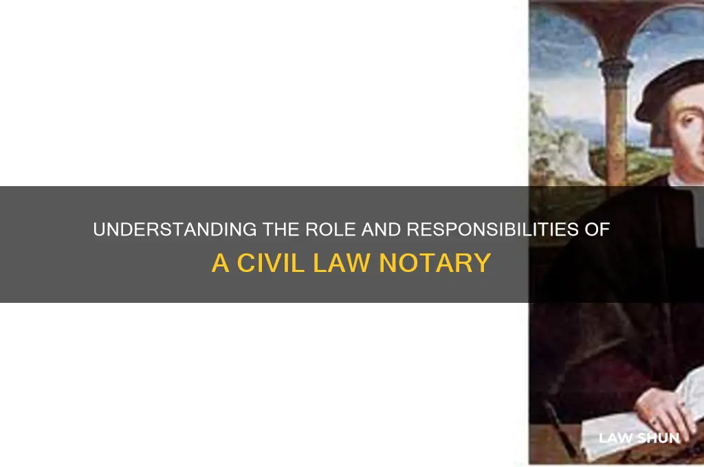 what is a civil law notary