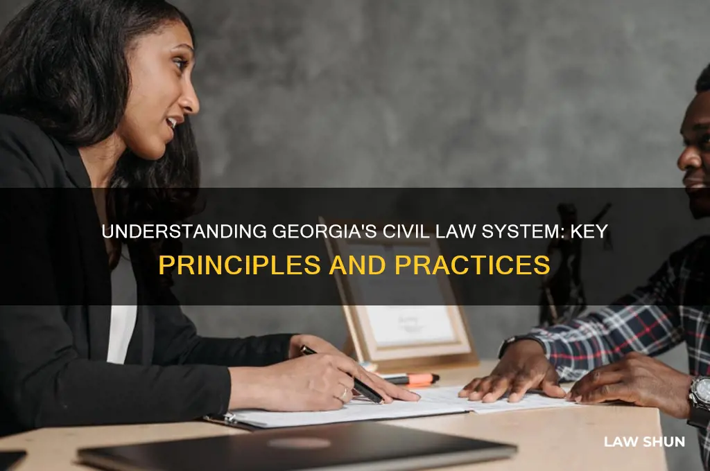 what is a civil law system in georgia