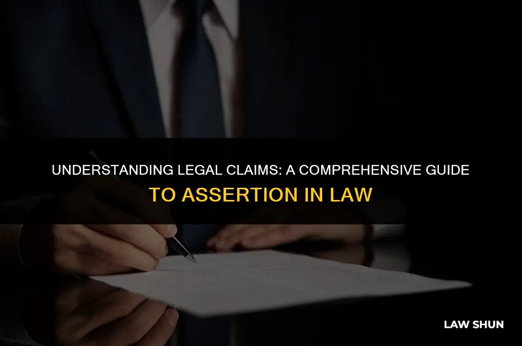 what is a claim in law