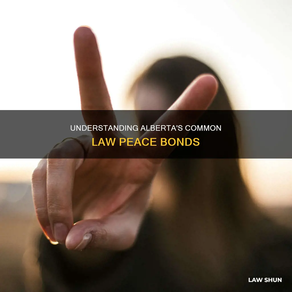what is a common law peace bond alberta