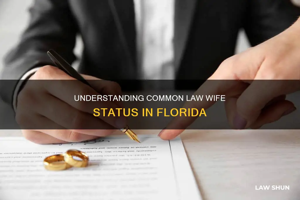 what is a common law wife in florida