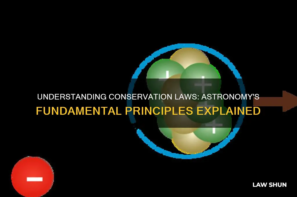 what is a conservation law in astronomy