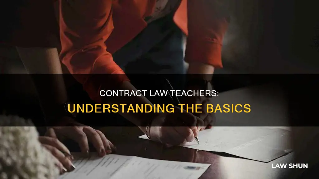 what is a contract law teacher