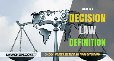 Understanding Decision Law: Definition, Importance, and Legal Implications Explained