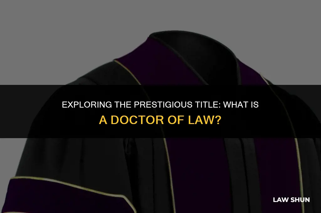 what is a doctor of law