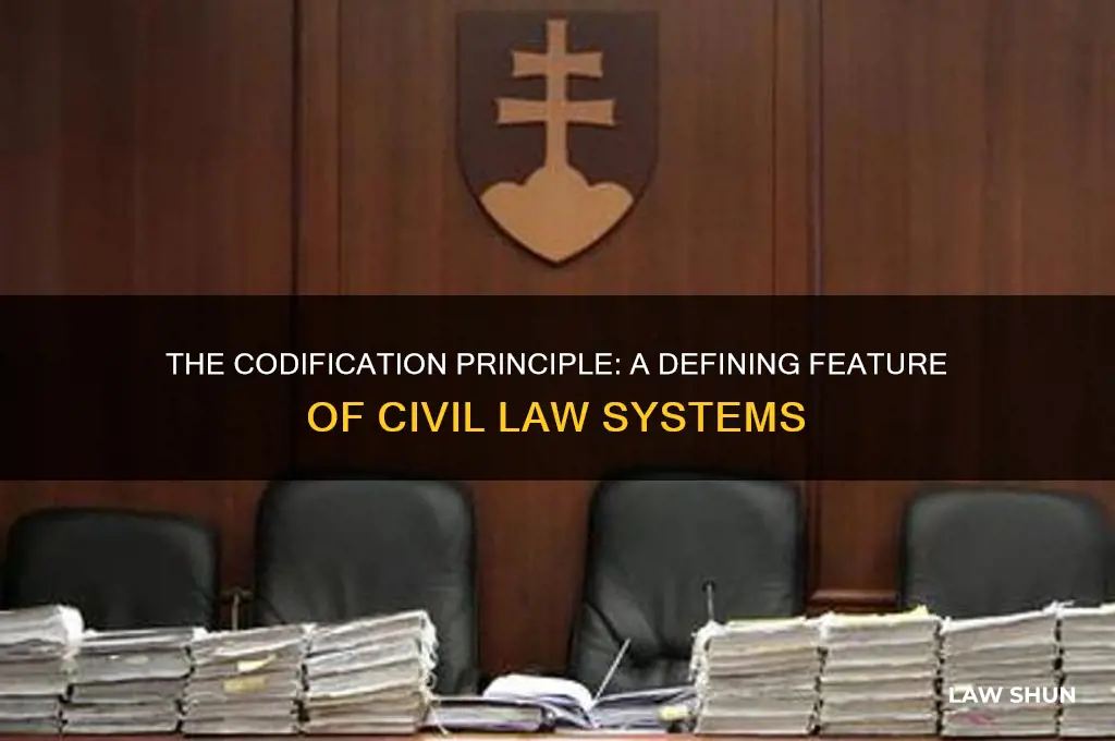 what is a dominant characteristic of the civil law tradition