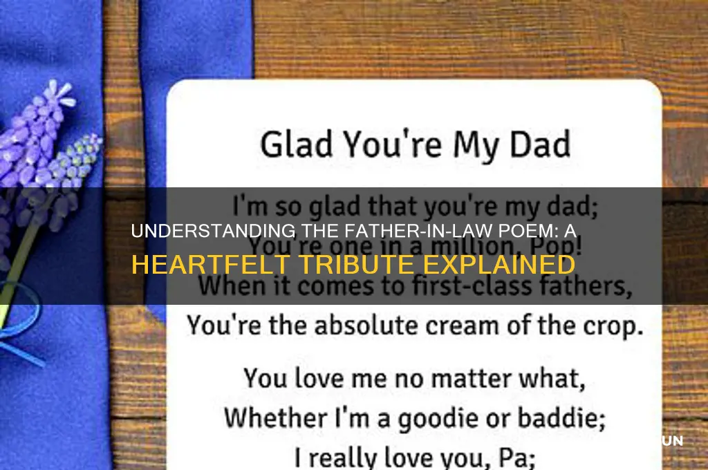 what is a father in law poem