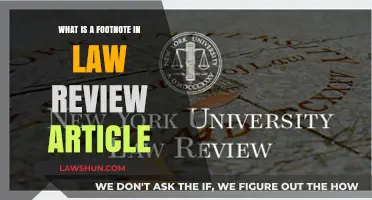 Understanding Footnotes in Law Review Articles: Purpose and Best Practices