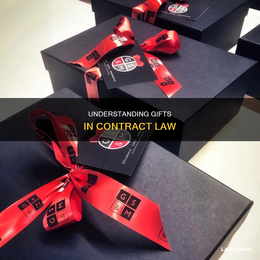 what is a gift in contract law