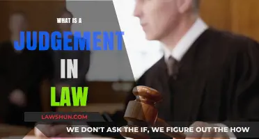Understanding Legal Judgments: A Comprehensive Guide
