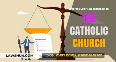 Catholic Teachings on Just Laws: Principles and Moral Foundations