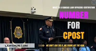 Understanding Kansas Law Officers' Certification Numbers for CPOST