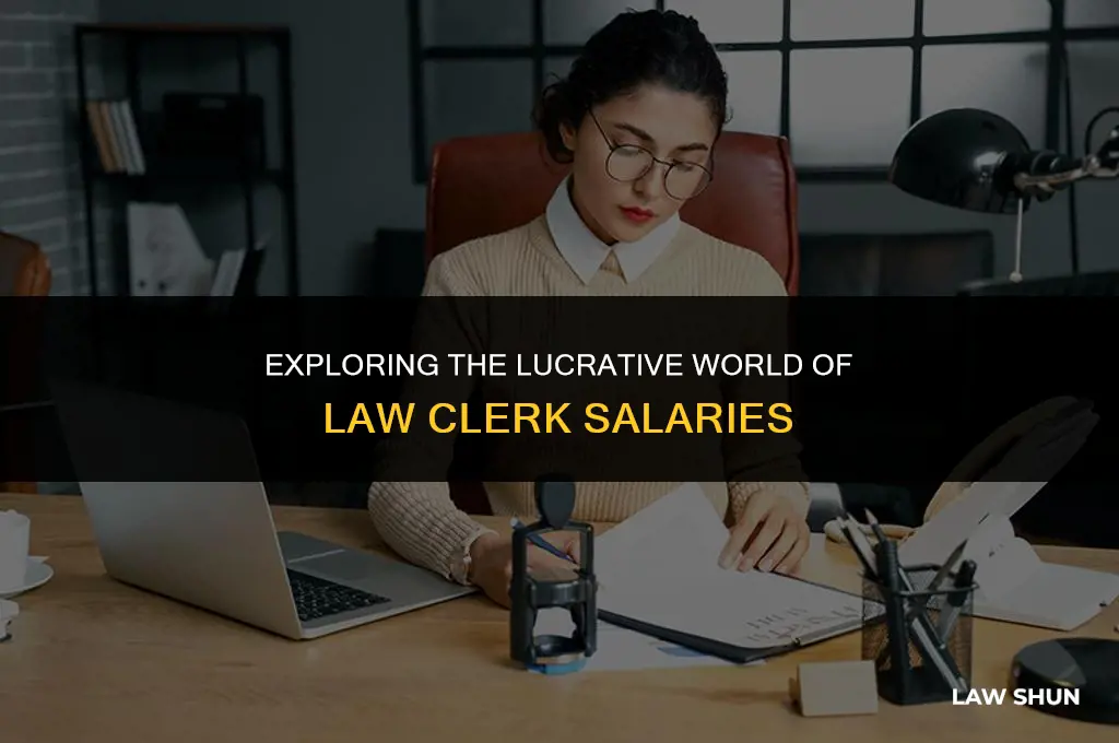 what is a law clerk salary
